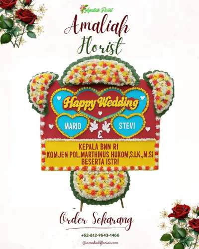 Karangan Papan Bunga Pernikahan di Menara 165 – Auditorium